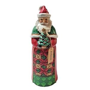 Jim Shore Heartwood Creek 🎄Bring Joy To Others🎄Santa with Christmas Tree 2021